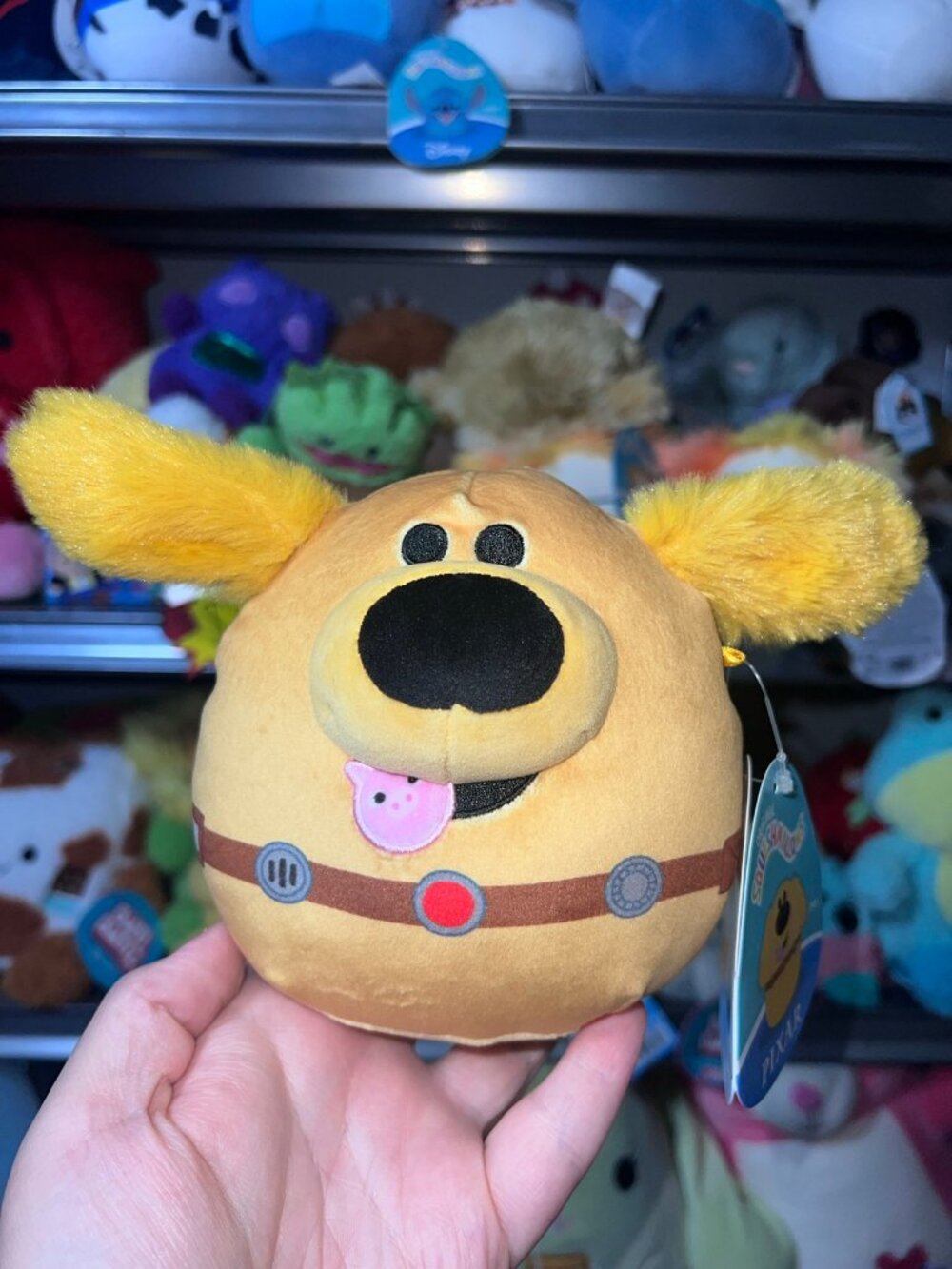 Squishmallows Disney Pixar Up Dug Golden Retriever Dog 5” NWT